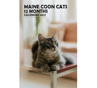 Calendrier 2027 Maine Coon Cats A3, à spirales, en couleur (MPRA)