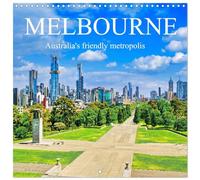 Calendrier 2027 · Melbourne - la métropole conviviale de l'Australie | Melbourne, l'une des villes les plus agréables à vivre au monde · 30 × 30 cm carré · CALVENDO Calendrier mural
