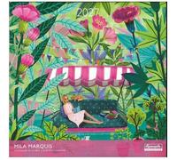 Calendrier 2027 Mila Marquis (16 Mois) - Lecture sur balancelle - 30x30 cm (Gd Mod) - 25416