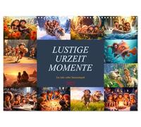 Calendrier 2027 · Moments préhistoriques hilarants | Une année pleine de rigolade à l'âge de pierre · Un voyage plein d'humour… · DIN A3 paysage · CALVENDO Calendrier mural