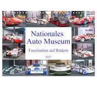 Calendrier 2027 · Musée national de l'automobile, la fascination sur roues | Ici, on découvre l'histoire de l'automobile de près · Des prototypes aux… · DIN A4 paysage · CALVENDO Calendrier mural