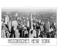 Calendrier 2027 · New York historique | Un fascinant voyage dans le temps à Manhattan · DIN A4 paysage · CALVENDO Calendrier mural