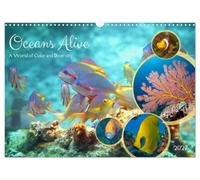 Calendrier 2027 · Oceans Alive - Un monde de couleurs et de diversité