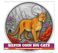 Calendrier 2027 · Pièce d'argent Big Cats