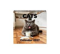Calendrier 2027 Planificateur De Planning Avec Chats Mignons Et Drôles