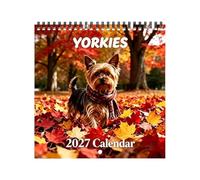 Calendrier 2027 Planificateur mural avec horaires et photos Perrunas | Calendrier annuel complet 12 mois pour les amoureux des chiens au bureau, à l'école et en classe