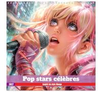 Calendrier 2027 · Pop stars célèbres - Inspiré du style Manga