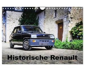 Calendrier 2027 · Renault historique | Voyage dans le temps sur quatre roues · Le calendrier annuel "Véhicules… · DIN A4 paysage · CALVENDO Calendrier mural