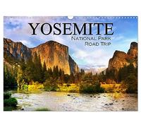 Calendrier 2027 · Road Trip dans le parc national de Yosemite | Explorez l'un des plus beaux parcs nationaux de Californie, aux États-Unis · DIN A3 paysage · CALVENDO Calendrier mural