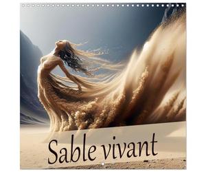 Calendrier 2027 · Sable vivant | Une année de visions sableuses · 30 × 30 cm carré · CALVENDO Calendrier mural