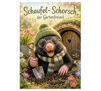Calendrier 2027 · Schaufel-Schorsch der Gartenfreund | Ein Maulwurf erlebt humorvolle Garten- und Alltagsmomente · DIN A3 portrait · CALVENDO Calendrier mural