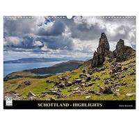 Calendrier 2027 · SCHOTTLAND - FAITS MARQUANTS | Photographies · Points forts de l'Écosse · DIN A3 paysage · CALVENDO Calendrier mural