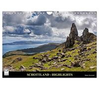 Calendrier 2027 · SCHOTTLAND - FAITS MARQUANTS | Photographies · Points forts de l'Écosse · DIN A4 paysage · CALVENDO Calendrier mural