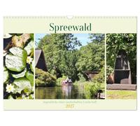 Calendrier 2027 · Spreewald - Instants d'un paysage enchanteur | Se détendre en toute simplicité dans le cadre naturel unique du Spreewald · DIN A3 paysage · CALVENDO Calendrier mural