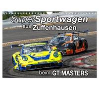Calendrier 2027 · Superbes voitures de sport de Zuffenhausen au GT MASTERS | Des scènes de course spectaculaires mettant en scène les supercars lors du GT… · DIN A4 paysage · CALVENDO Calendrier mural