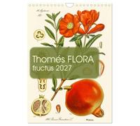 Calendrier 2027 · Thomés FLORA · fruit 2027 | 12 illustrations historiques de plantes, fruits et baies, calendrier mural… · DIN A4 portrait · CALVENDO Calendrier mural
