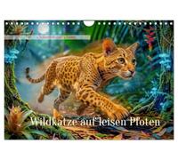Calendrier 2027 · Un chat sauvage aux pas légers | Une ombre de velours, un chat qui vit dans le silence · DIN A4 paysage · CALVENDO Calendrier mural