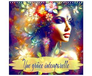 Calendrier 2027 · Une grâce intemporelle | Une année avec des dames dans une mer de fleurs · 30 × 30 cm carré · CALVENDO Calendrier mural
