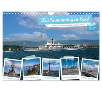 Calendrier 2027 · Une journée d'été à Genève | Genève regorge d'histoires et se montre sous son plus beau jour en été · DIN A4 paysage · CALVENDO Calendrier mural