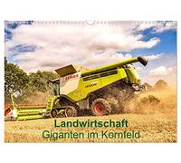 Calendrier 2027 · US Version · Agriculture - Des géants dans le champ de | maïs · Des moissonneuses-batteuses à la pointe de la technologie en pleine… · DIN A3 paysage · CALVENDO Calendrier mural