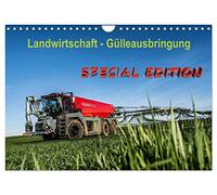 Calendrier 2027 · US Version · Agriculture - épandage de lisier | Une technologie agricole performante pour la fertilisation biologique · DIN A4 paysage · CALVENDO Calendrier mural