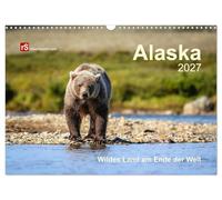 Calendrier 2027 · US Version · Alaska 2027 : Une terre sauvage au bout du | monde · L'Alaska : l'appel de l'aventure, de la liberté et d'une nature sauvage · DIN A3 paysage · CALVENDO Calendrier mural