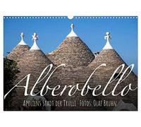 Calendrier 2027 · US Version · Alberobello - La ville des trulli dans les | Pouilles · Une visite guidée de la vieille ville enchantée d'Alberobello · DIN A3 paysage · CALVENDO Calendrier mural