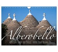 Calendrier 2027 · US Version · Alberobello - La ville des trulli dans les | Pouilles · Une visite guidée de la vieille ville enchantée d'Alberobello · DIN A4 paysage · CALVENDO Calendrier mural