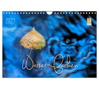 Calendrier 2027 · US Version · Aquarelles | Reflets et reflets dans l'eau · DIN A4 paysage · CALVENDO Calendrier mural