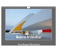 Calendrier 2027 · US Version · Architecture moderne - Centre culturel Oscar | Niemeyer · Architecture moderne · Oscar Niemeyer · DIN A4 paysage · CALVENDO Calendrier mural