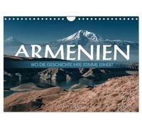 Calendrier 2027 · US Version · Arménie - Là où l'histoire fait entendre sa | voix · Un voyage introspectif à travers les chemins historiques de l'Arménie · DIN A4 paysage · CALVENDO Calendrier mural