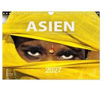 Calendrier 2027 · US Version · Asie - le continent des couleurs | Thaïlande, Malaisie, Chine, Vietnam, Inde, Myanmar, Cambodge, Laos · DIN A4 paysage · CALVENDO Calendrier mural