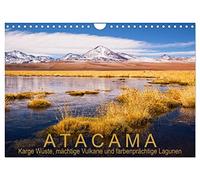 Calendrier 2027 · US Version · Atacama : un désert aride, de majestueux | volcans et des lagunes aux couleurs chatoyantes · Des paysages à couper le… · DIN A4 paysage · CALVENDO Calendrier mural