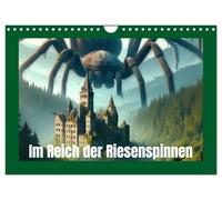 Calendrier 2027 · US Version · Au royaume des araignées géantes | L'univers fantastique de créatures arachnéennes gigantesques, dont l'élégance… · DIN A4 paysage · CALVENDO Calendrier mural