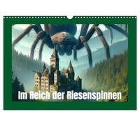 Calendrier 2027 · US Version · Au royaume des araignées géantes | L'univers fantastique de créatures arachnéennes gigantesques, dont l'élégance… · DIN A3 paysage · CALVENDO Calendrier mural