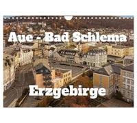 Calendrier 2027 · US Version · Aue - Bad Schlema, dans les monts | Métallifères · Photos évocatrices d'Aue · Bad Schlema, entre la lumière du jour… · DIN A4 paysage · CALVENDO Calendrier mural