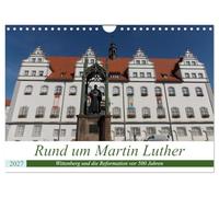 Calendrier 2027 · US Version · Autour de Martin Luther | Une promenade à Wittenberg sur les traces de Luther · DIN A4 paysage · CALVENDO Calendrier mural