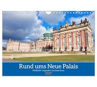 Calendrier 2027 · US Version · Aux alentours du Nouveau Palais - Potsdam | Le complexe de palais baroque de Frédéric le Grand et ses anciennes dépendances… · DIN A4 paysage · CALVENDO Calendrier mural