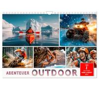 Calendrier 2027 · US Version · Aventure en plein air | Les amateurs de sport et d'action en auront pour leur argent ici · DIN A4 paysage · CALVENDO Calendrier mural