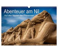 Calendrier 2027 · US Version · Aventure sur le Nil. Sur les traces des | pharaons · Impressions des temples de l'Égypte antique · DIN A3 paysage · CALVENDO Calendrier mural