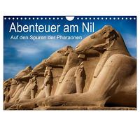 Calendrier 2027 · US Version · Aventure sur le Nil. Sur les traces des | pharaons · Impressions des temples de l'Égypte antique · DIN A4 paysage · CALVENDO Calendrier mural