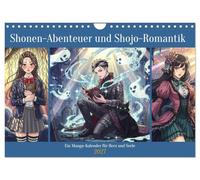 Calendrier 2027 · US Version · Aventures shonen et romances shojo | un calendrier manga pour le cœur et l'âme · Des calendriers de mangas shonen et… · DIN A4 paysage · CALVENDO Calendrier mural