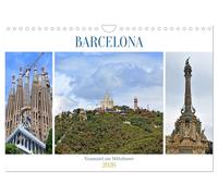 Calendrier 2027 · US Version · BARCELONE, destination de rêve au bord de la | Méditerranée · Photos de l'une des plus belles villes du monde · DIN A4 paysage · CALVENDO Calendrier mural