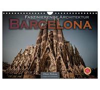 Calendrier 2027 · US Version · Barcelone - Une architecture fascinante | Barcelone, la deuxième plus grande ville d'Espagne, se distingue par son… · DIN A4 paysage · CALVENDO Calendrier mural
