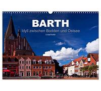 Calendrier 2027 · US Version · Barth : un coin de paradis entre le Bodden | et la mer Baltique · Barth · La beauté authentique du paysage du Bodden · DIN A3 paysage · CALVENDO Calendrier mural