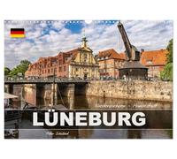 Calendrier 2027 · US Version · Basse-Saxe - Ville hanséatique de Lunebourg | Découvrez l'une des plus belles vieilles villes de Basse-Saxe au fil des 12 mois · DIN A3 paysage · CALVENDO Calendrier mural