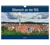 Calendrier 2027 · US Version · Biberach-sur-le-Riß | Ville historique du sud de l'Allemagne · DIN A4 paysage · CALVENDO Calendrier mural
