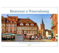 Calendrier 2027 · US Version · Bienvenue à Wissembourg. Walk through | Weissenburg in Alsace · Promenade à Wissembourg / Weißenburg · DIN A3 paysage · CALVENDO Calendrier mural