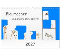 Calendrier 2027 · US Version · Blue Maker… et d’autres mini-univers | Cinquième partie des situations fantaisistes à l'échelle H0 · DIN A4 paysage · CALVENDO Calendrier mural