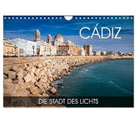 Calendrier 2027 · US Version · Cadix, la ville de la lumière | Un voyage en images à travers la ville andalouse de Cadix · DIN A4 paysage · CALVENDO Calendrier mural